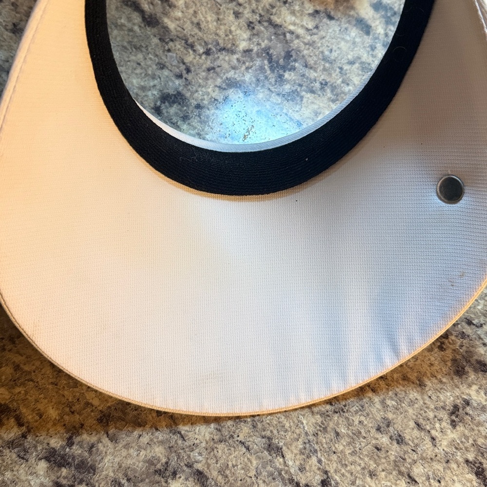 Izod golf visor with white with black stripe - Picture 5 of 6